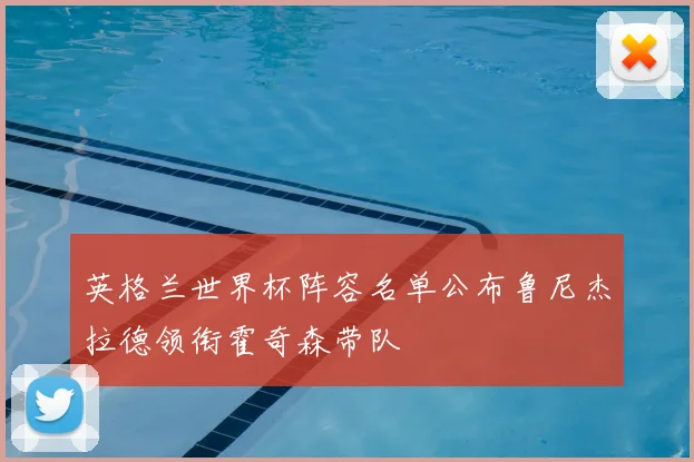 英格兰世界杯阵容名单公布鲁尼杰拉德领衔霍奇森带队